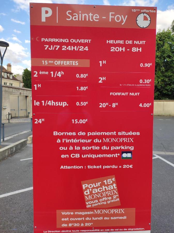 L'Elegance : T2 Proche Cathedrale De Chartres.公寓 外观 照片
